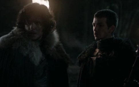 Ygritte convinces Jon Snow to break his celibacy vows